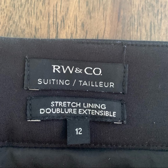 RW & Co. Below the Knee Pencil Skirt in Black - Picture 2 of 4